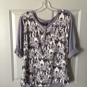 Bit & Bridle 3/4 length sleeve top